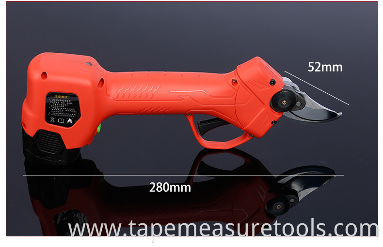 Portable high-quality professional SK5 steel cordless tree pruner electric pruning shears